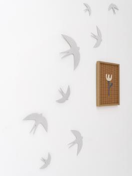 Wanddekoration - Vögel, klein - von Jurianne Matter